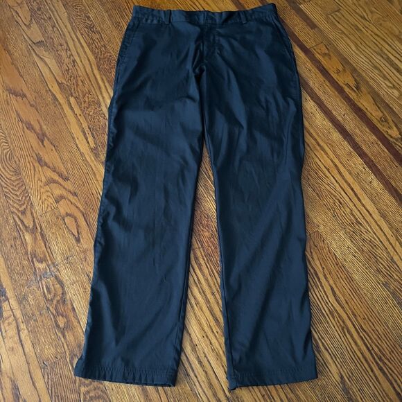 Nike Golf Pants Men's 36x32 Dri-Fit Performance Chino Slacks Stretch Flex Black - Picture 1 of 9